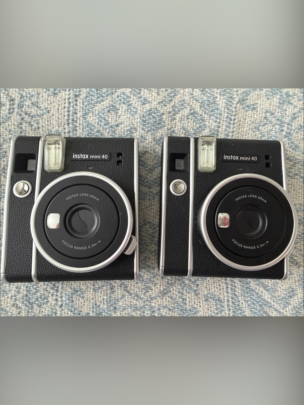 Fujifilm instax mini 40 Instant Camera — Black